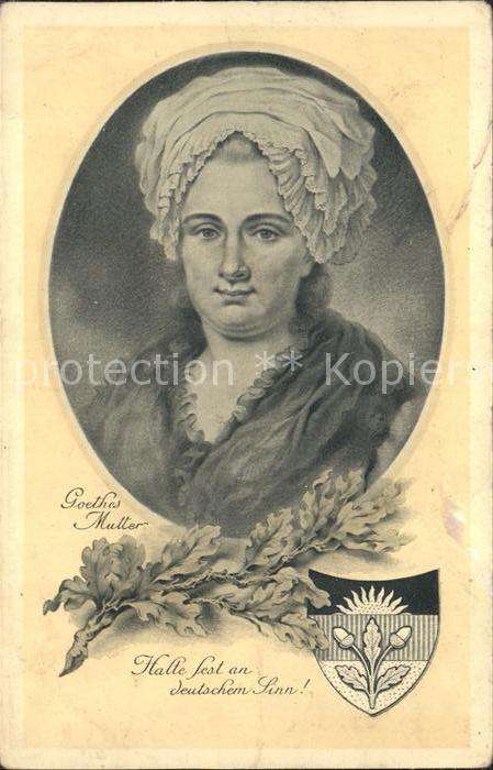 Verlag Schulverein Nr. 109 Goethe Mutter