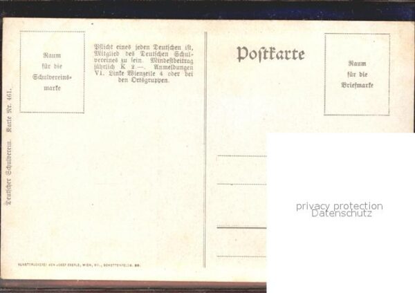 Verlag Schulverein Nr. 461 Liederkarte zwischen Frankreich und – Bild 2