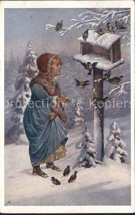 Verlag Schulverein Nr. 780 Schnee Kind Winter
