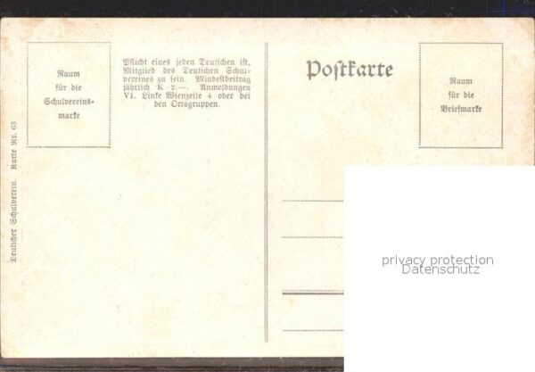 Verlag Schulverein Nr. 63 Liederkarte Wein Musikant – Bild 2