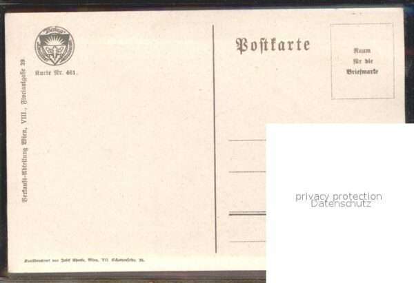 Verlag Schulverein Nr. 461 Wein Liederkarte – Bild 2