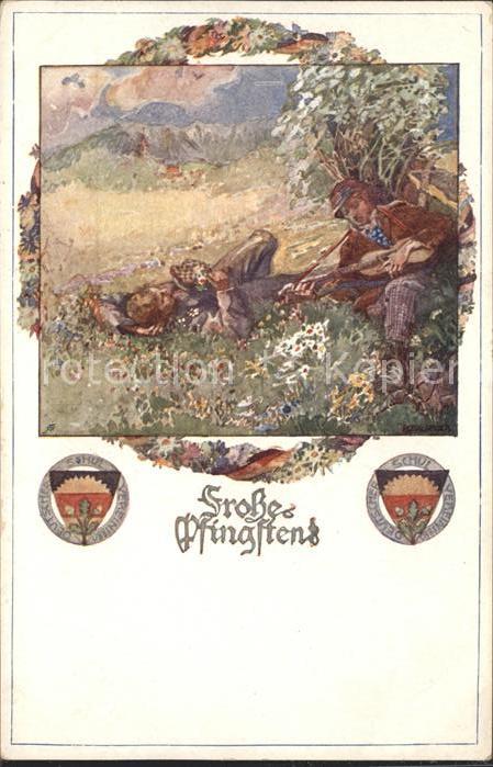 Verlag Schulverein Nr. 483 Pfingsten Blumenwiese Gitarre Mitta