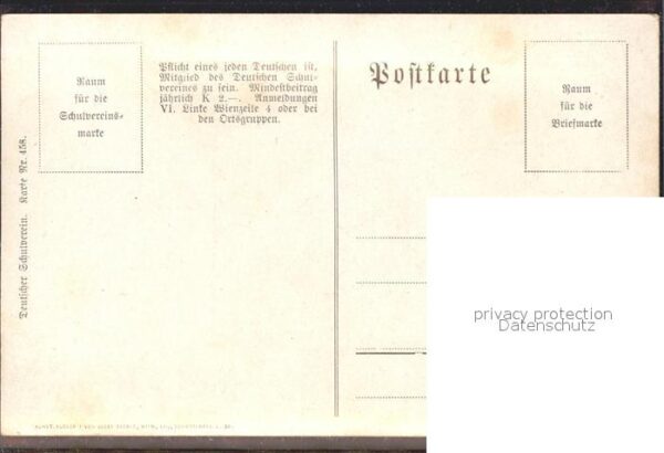 Verlag Schulverein Nr. 458 Liederkarte Bergen Burgen – Bild 2