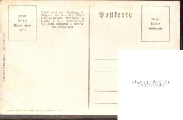 Verlag Schulverein Nr. 457 Liederkarte Abschied nehmen – Bild 2