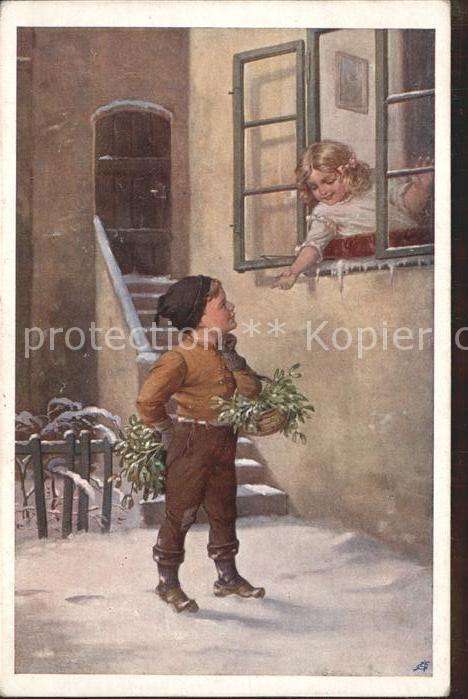 Verlag Schulverein Nr. 762 Kinder Winter Schnee