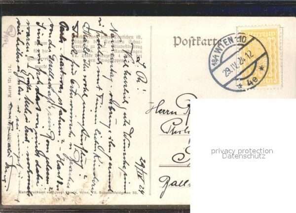Verlag Schulverein Nr. 174 Perchtoldsdorf Pferdekutsche Brunne – Bild 2
