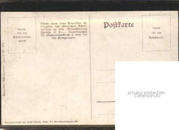 Verlag Schulverein Nr. 175 Krems Pferdekutsche Kirche – Bild 2