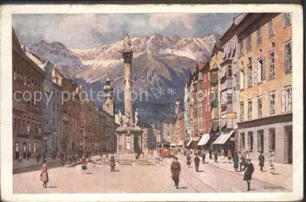 Verlag Schulverein Nr. 1742 Innsbruck Maria Thereszenstrasse