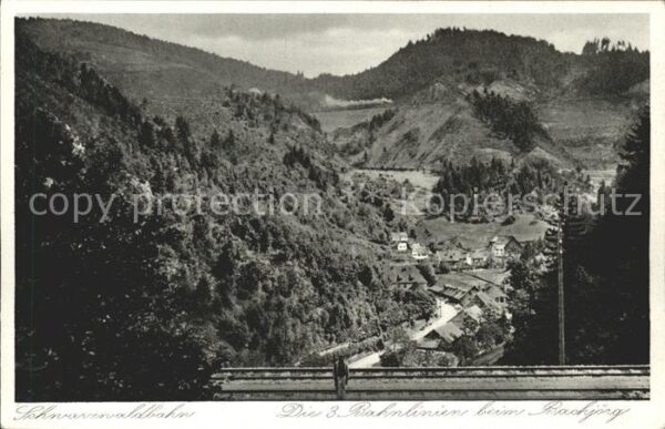 Schwarzwald Schwarzwaldbahn 3 Bahnlinien