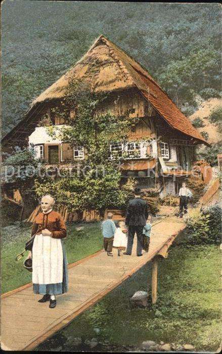 Schwarzwald Typ.Schwarzwälder Bauernhof