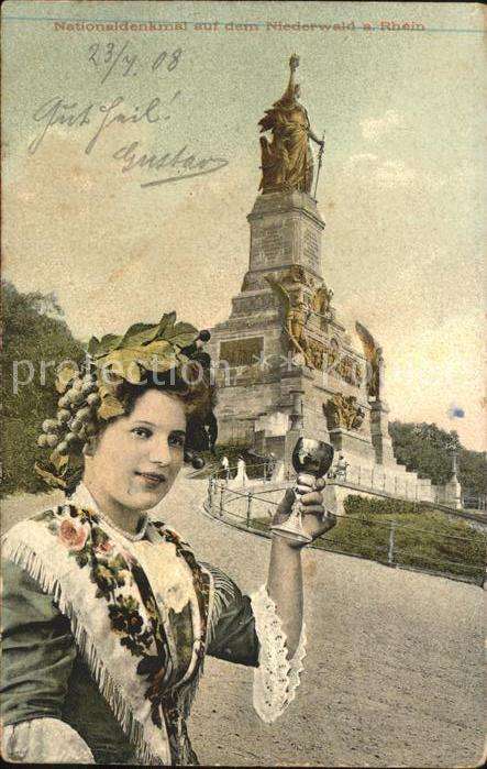 Wein Nationaldenkmal Niederwald Trauben