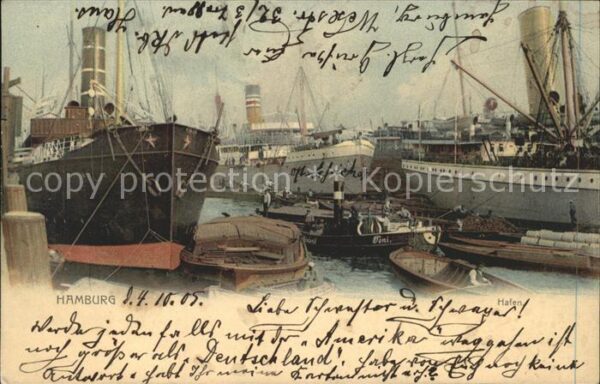 Schiffe Ships Navires Hamburg Hafen Boote