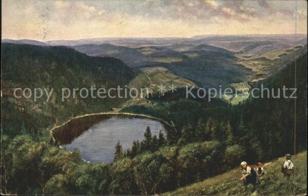 Hoffmann Heinrich Feldberg-Seebuck Feldsee Schwarzwaldser