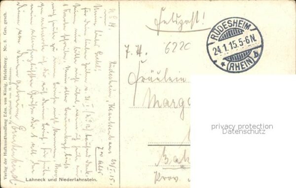 Hoffmann Heinrich Lahneck Niederlahnstein Nr. 8 – Bild 2
