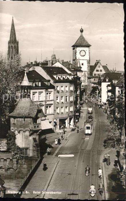 Strassenbahn Freiburg i. Br. Schwabentor