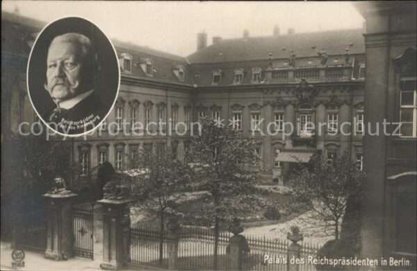 Hindenburg Reichspräsident Palais Berlin