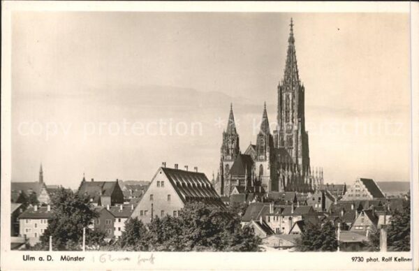 Foto Kellner Rolf Nr. 9730 Ulm a. D. Münster