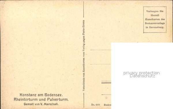 Marschall Vinzenz Kontanz am Bodensee Rheintorturm Pulver – Bild 2