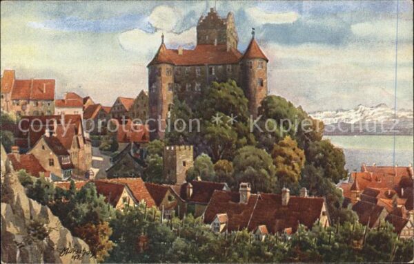 Marschall Vinzenz Schloß Meersburg am Bodensee Säntis Nr.