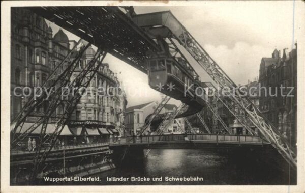 Schwebebahn Wuppertal-Elberfeld Isländer Brücke