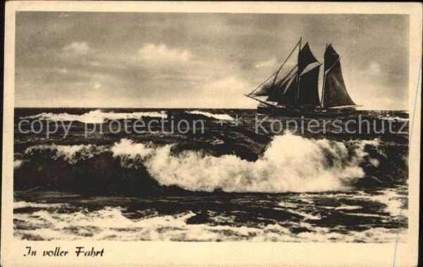 Segelschiffe List a. Sylt