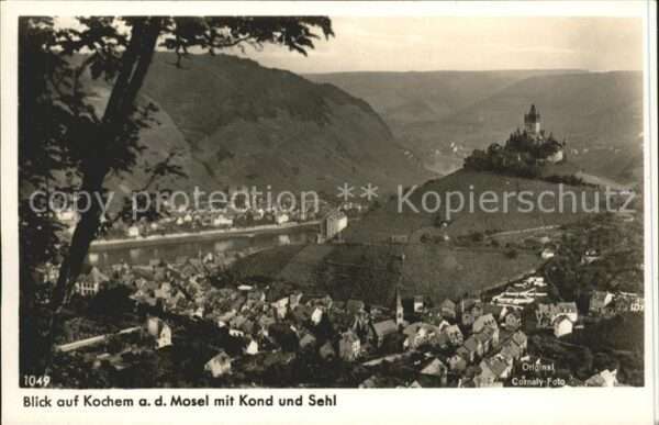 Foto Cornely Nr. 1049 Kochem a.d. Mosel Kond und Sehl