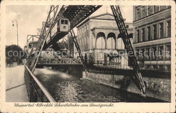 Schwebebahn Am Landgericht Wuppertal-Elberfeld