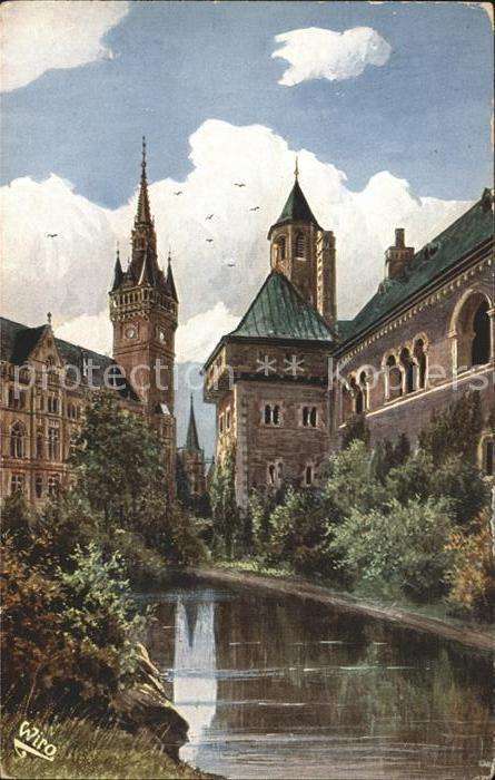 Verlag WIRO Wiedemann Nr. 2224 A Braunschweig Am Burggraben