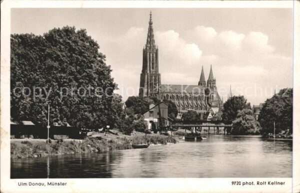 Foto Kellner Rolf Nr. 9720 Ulm Donau Münster