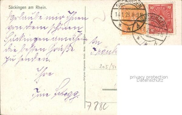 Trompeter Scheffel Säckingen am Rhein – Bild 2