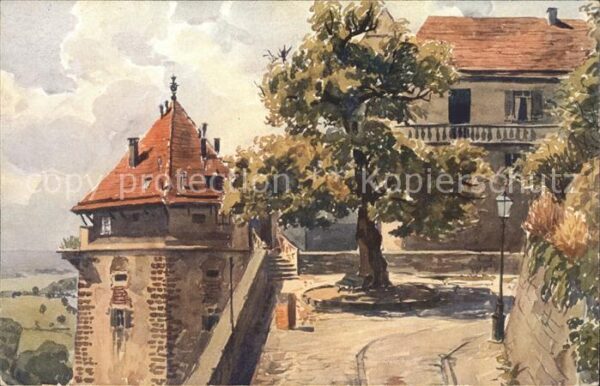Marschall Vinzenz Tübingen Burgpartie Nr. 566
