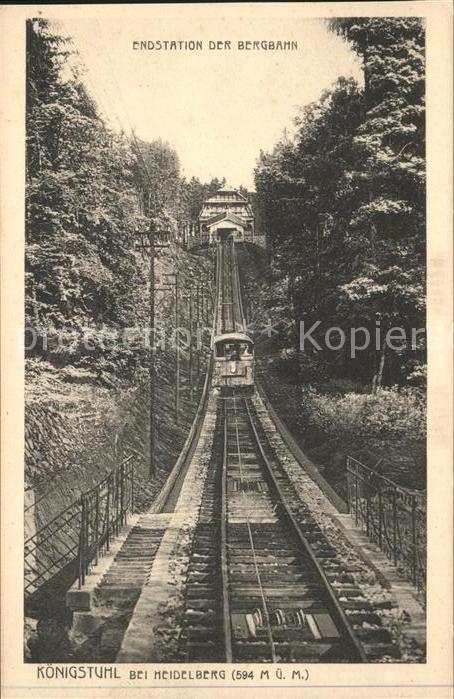 Bergbahn Königstuhl bei Heidelberg