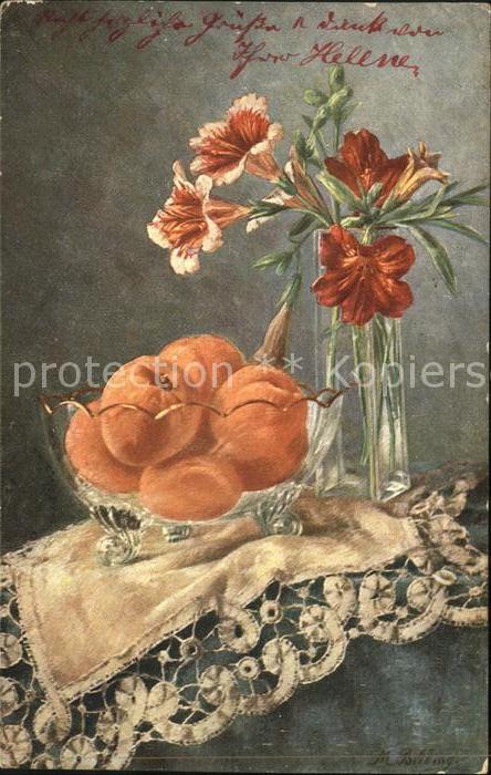 Billing M. Blumen Pfirsiche