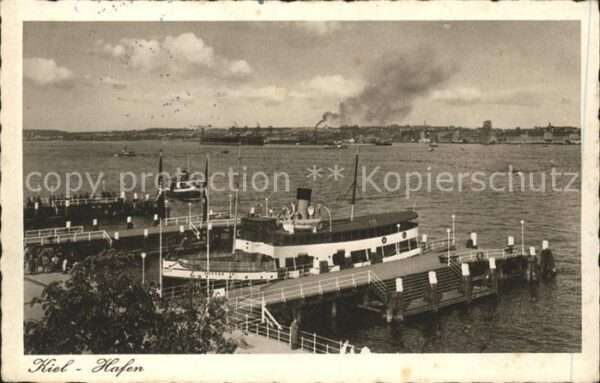 Dampfer Binnenschifffahrt Kiel Hafen