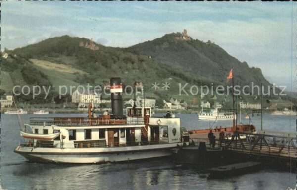 Dampfer Binnenschifffahrt Königswinter am Rhein Drachenfels