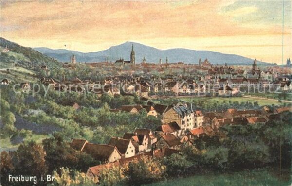 Verlag Wiedemann WIRO Nr. 1990 B Freiburg i. Br.