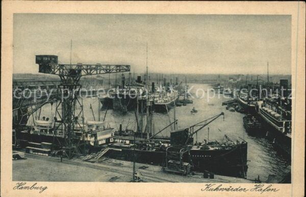 Hafenanlagen Hamburg Kuhwärder Hafen Schiffe