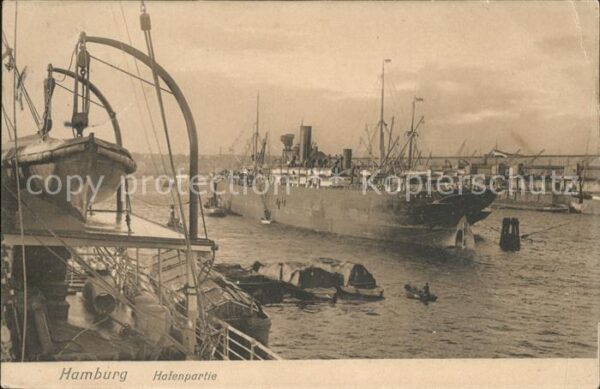 Dampfer Oceanliner Hamburg Hafen