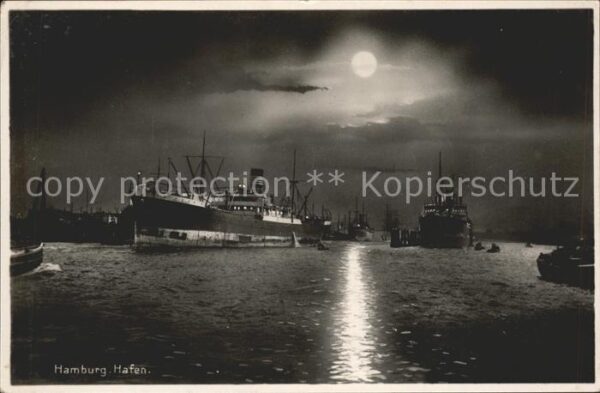 Dampfer Oceanliner Hamburg Hafen