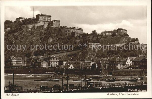Foto Kratz Nr. 397 Koblenz Ehrenbreitstein