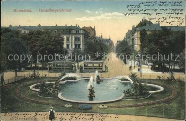 Strassenbahn Mannheim Heidelbergerstrasse