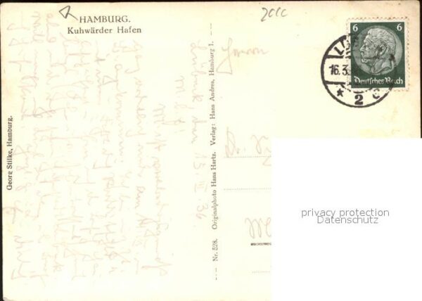 Dampfer Oceanliner Hamburg Kuhwärder Hafen – Bild 2