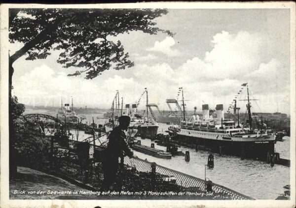 Dampfer Oceanliner Motorschiffe der Hamburg-Süd Hamburg Ha
