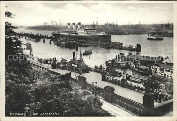 Dampfer Oceanliner Hamburg Jonashafen