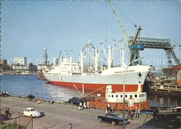 Schiffe Ships Navires Republica of Colombia Hamburg Hafen