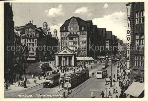 Strassenbahn Hamburg Mönckebergstrasse