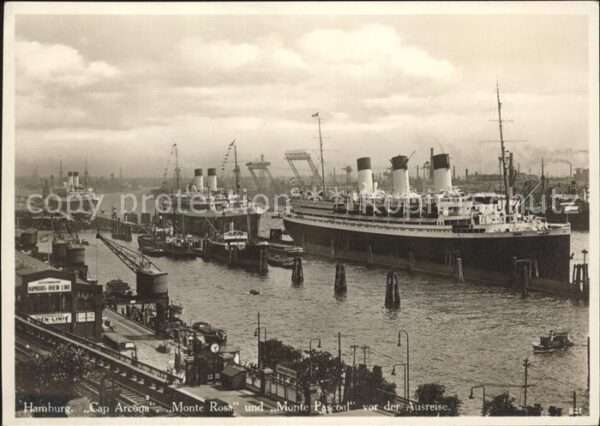 Dampfer Oceanliner Cap Arcona Monte Rosa Monte Pascoal Ham