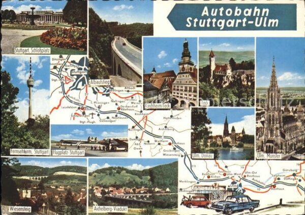 Autobahn Stuttgart-Ulm Aichelberg-Viadukt
