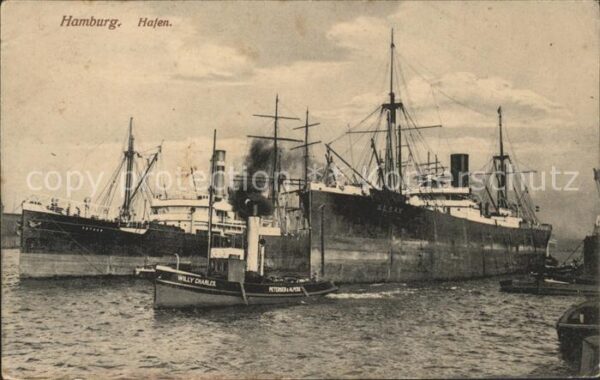 Schiffe Ships Navires Hamburg Hafen Dampfer Willy Charles