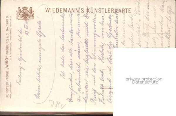 Verlag WIRO Wiedemann Nr. 1990 B Freiburg i. Br. – Bild 2